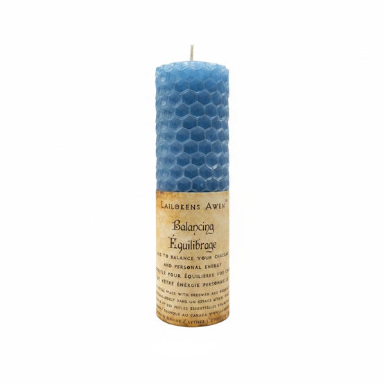 Bougie de sort de cire d’abeille équilibrante
