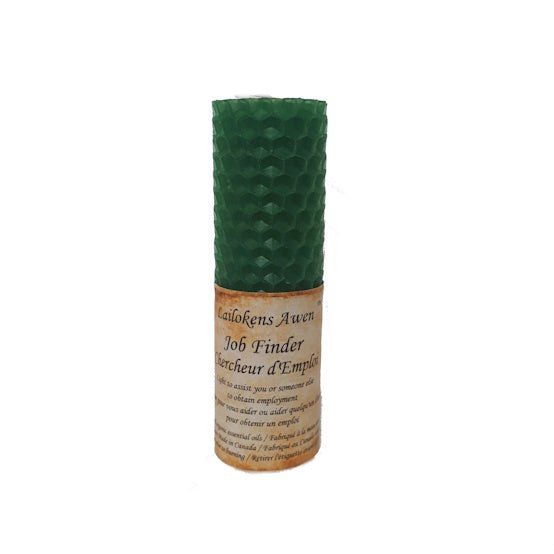 Job Finder Beeswax Spell Candle
