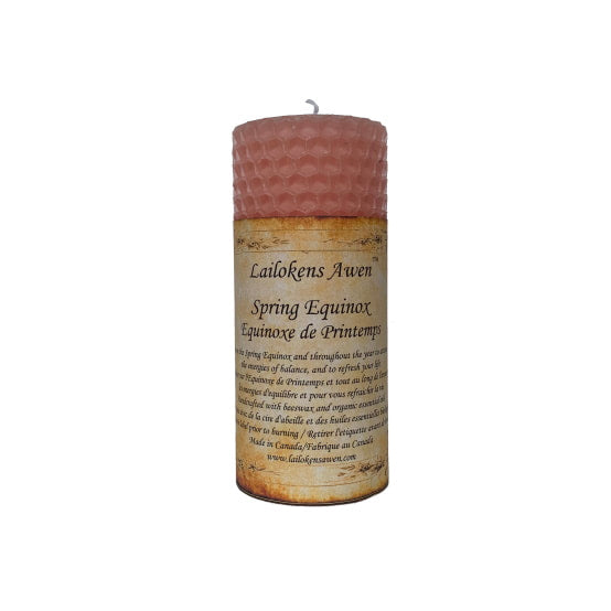 Spring Equinox Sabbat Altar Candle