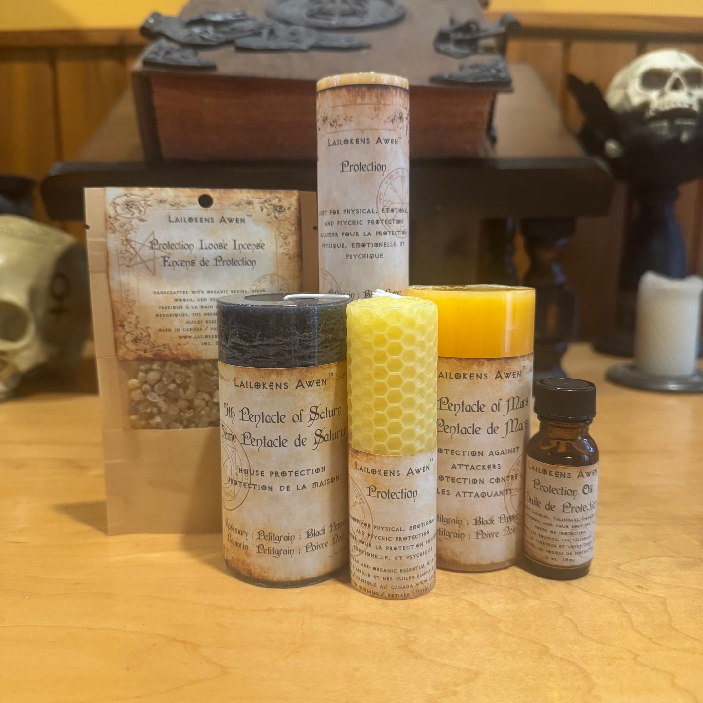 protection collection handcrafted in ritual space