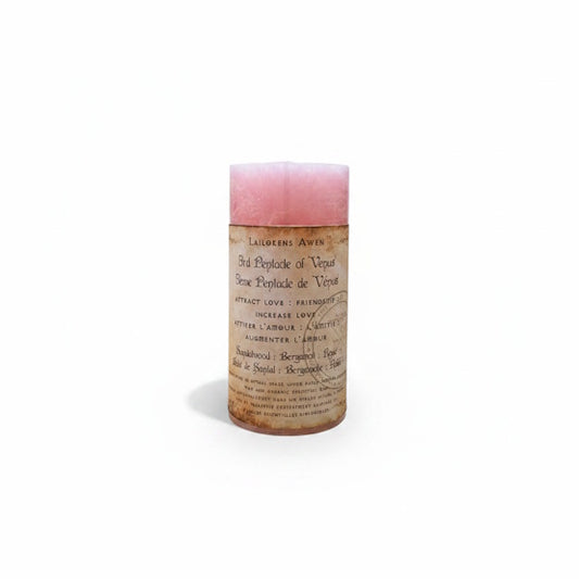 3ème Pentacle de Vénus : Bougie Parfumée Amour