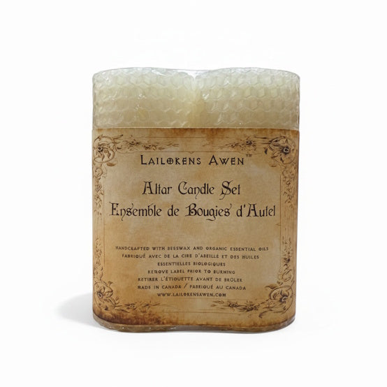 Ensemble de bougies d'autel : Blanc