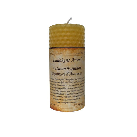 Bougie d’autel du sabbat de l’équinoxe d’automne