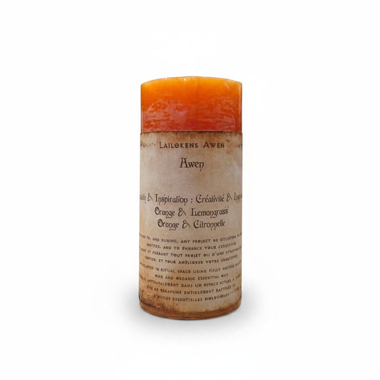Awen : Bougie parfumée Créativité et inspiration