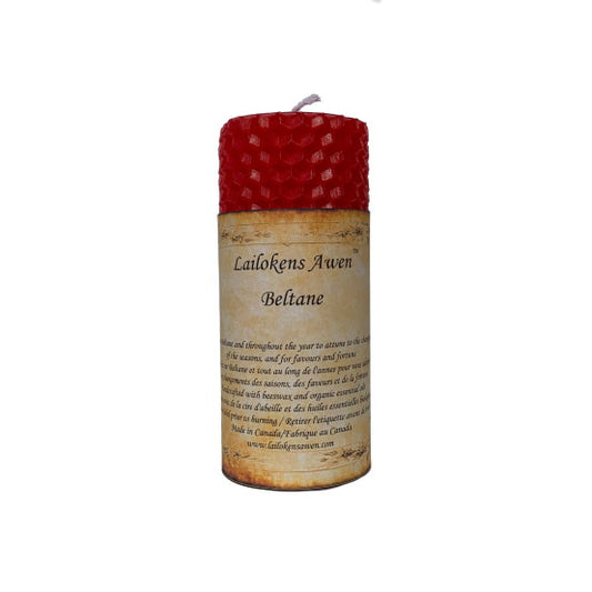 Beltane Sabbat Altar Candle