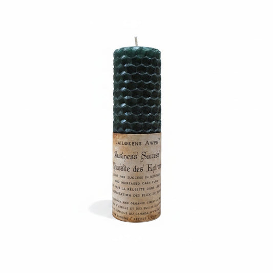Business Success Beeswax Spell Candle