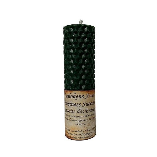 Business Success Beeswax Spell Candle
