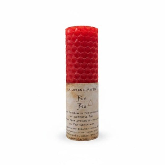 Fire Beeswax Spell Candle