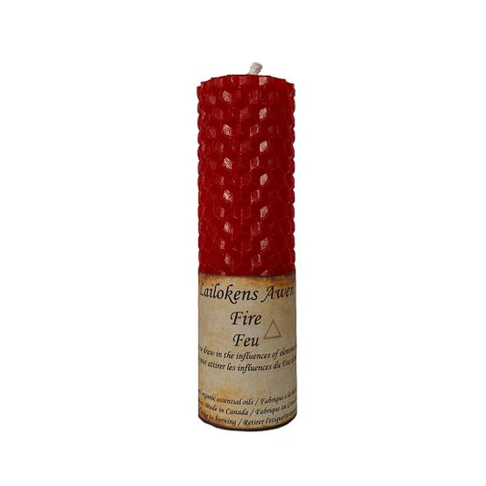 Fire Beeswax Spell Candle
