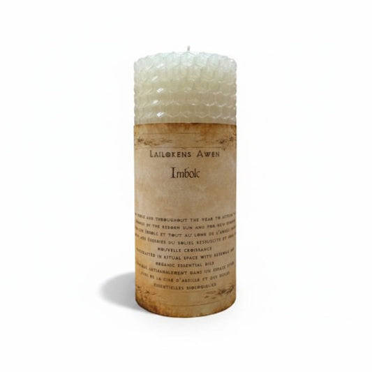 Imbolc Sabbat Altar Candle