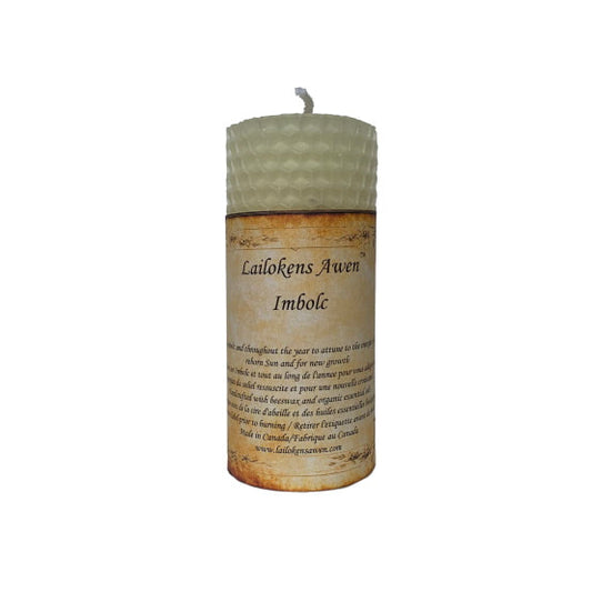 Bougie d’autel du Sabbat Imbolc