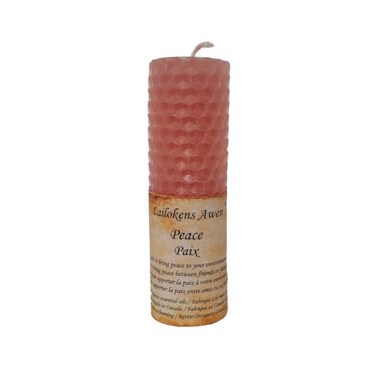Peace Beeswax Spell Candle