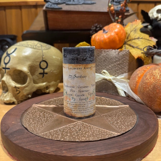 SamhainScentedSabbatCandle1 Handcrafted in ritual space