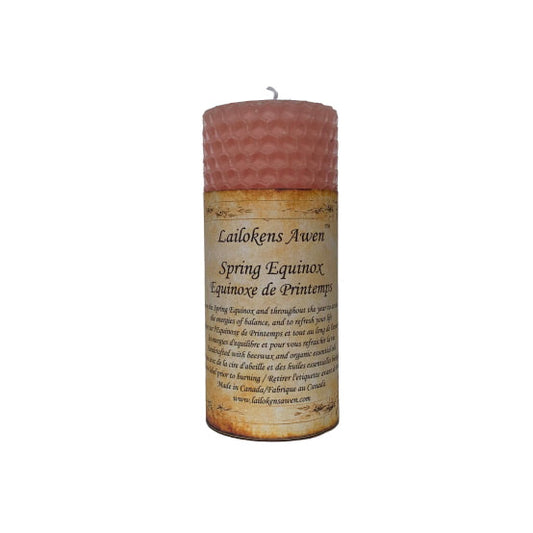 Spring Equinox Sabbat Altar Candle