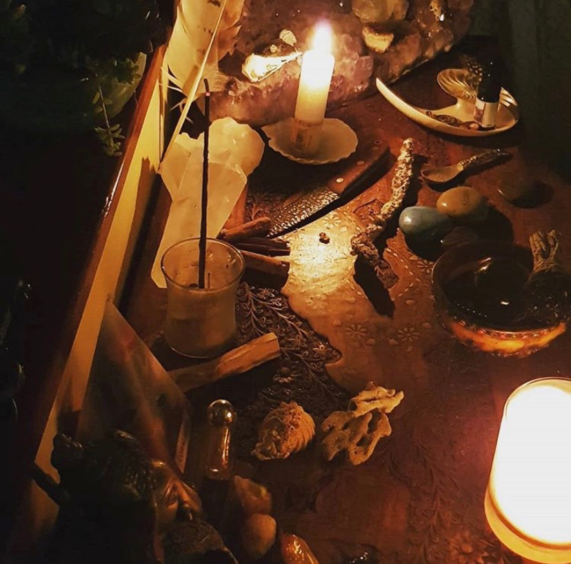 Stick incense handcrafted in ritual space