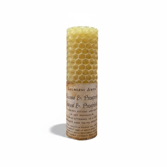 Success & Prosperity Beeswax Spell Candle