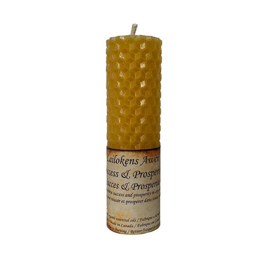 Success & Prosperity Beeswax Spell Candle