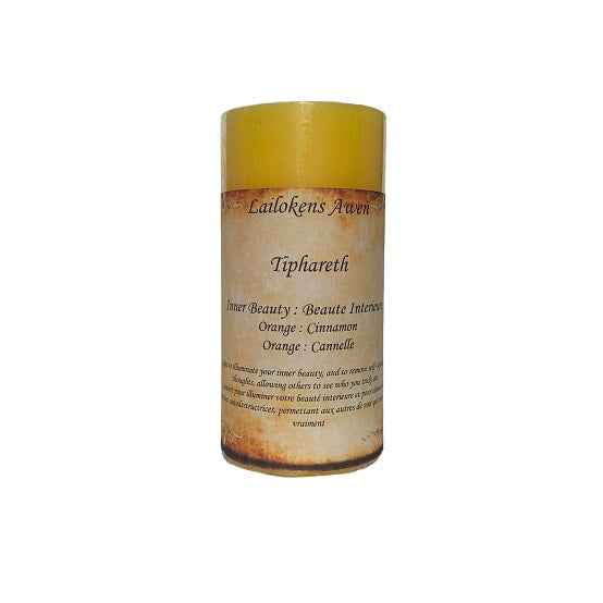 Tiphareth : Bougie de sort parfumée Beauté intérieure