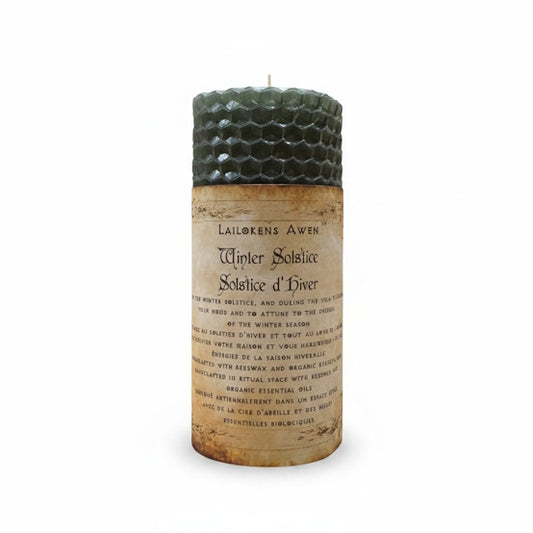 Winter Solstice Sabbat Altar Candle