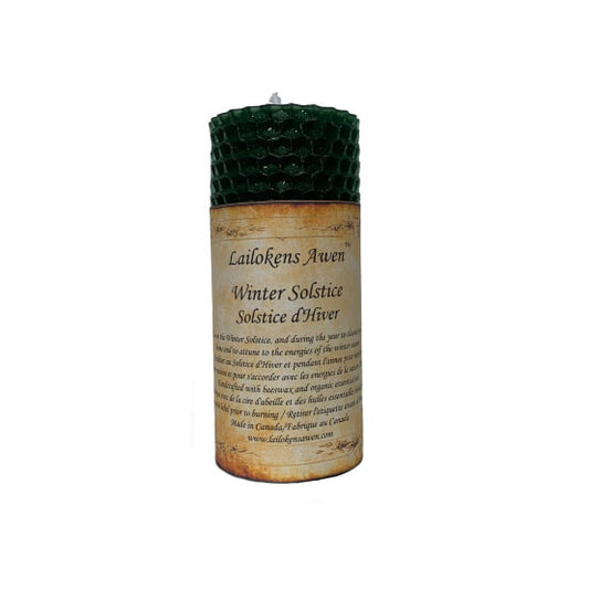 Bougie d’autel du sabbat du solstice d’hiver