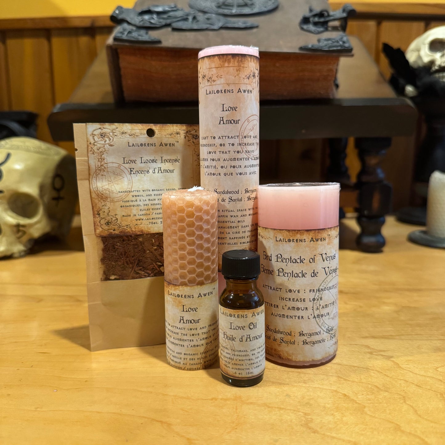 love collection handcrafted in ritual space