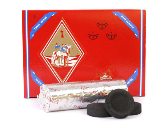 Rouleau de disques de charbon de bois Three Kings 10