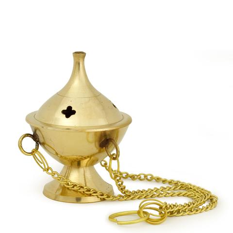 Hanging Brass Incense Burner